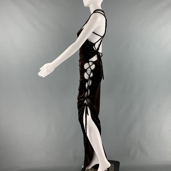 MONSE Size 2 Brown Polyester Blend Gown - Picture 2 of 8